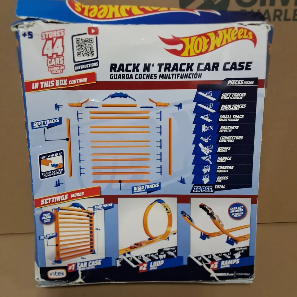 HOTWHEELS RACK N TRACK CAR CASE