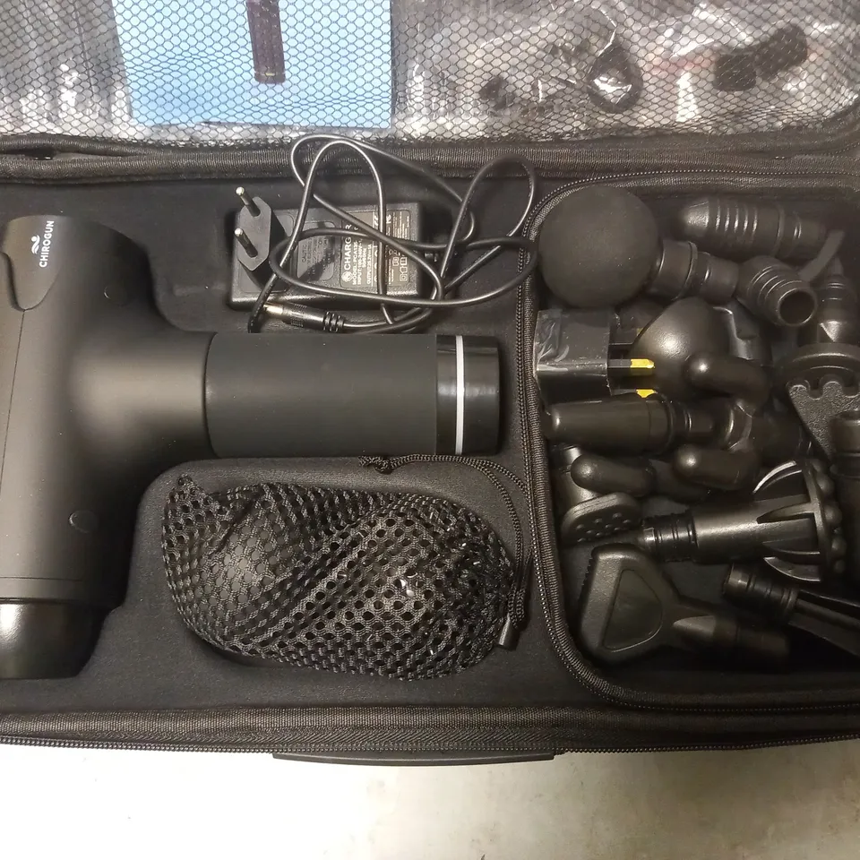BOXED CHIROGUN PERCUSSION MASSAGE GUN 