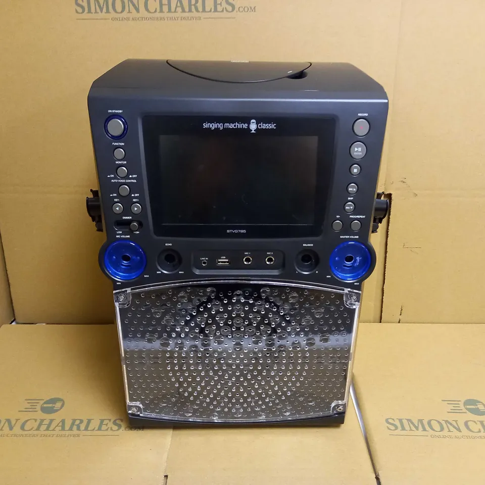 SINGING MACHINE STVG785BK KARAOKE MACHINE - BLACK