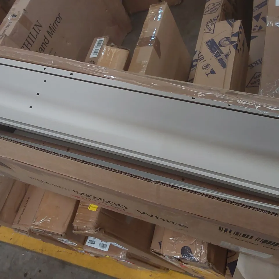 BOXED WALL BATHROOM CABINET - WHITE (1 BOX)