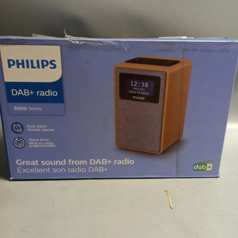 BOXED PHILIPS DAB+ RADIO 5000 SERIES