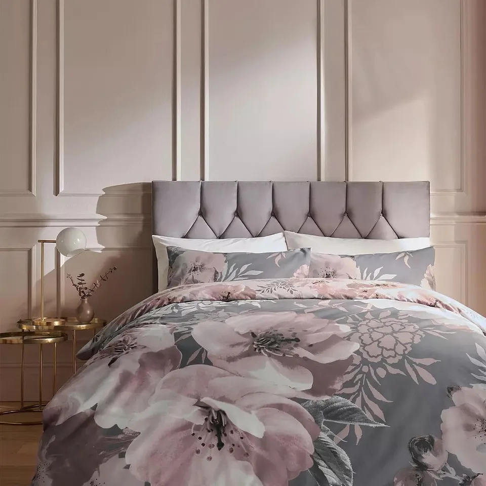 DRAMATIC FLORAL DUVET COVER SET