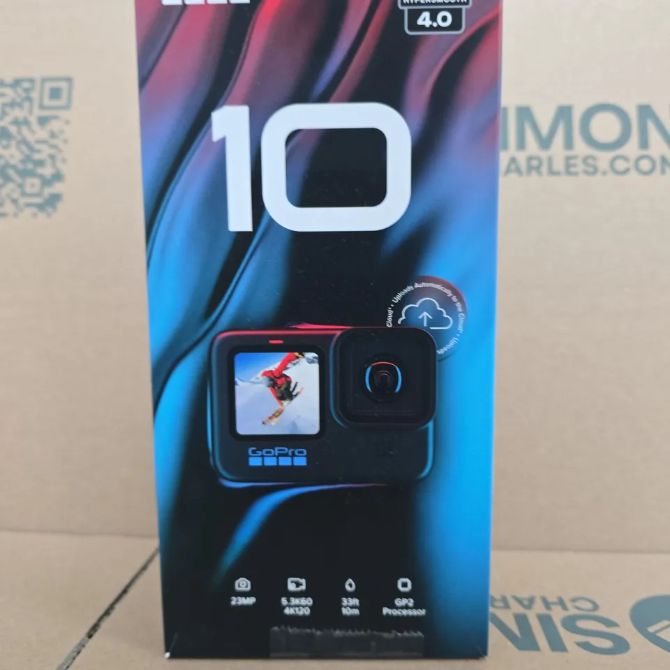 GOPRO HERO10 BLACK ACTION CAMERA – BOXED 
