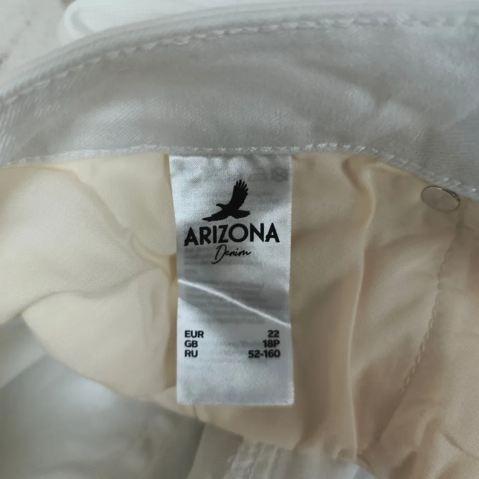 ARIZONA DENIM WHITE JEANS – UK 18P (EU 22)