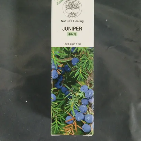 APPROXIMATELY 25 PCS AROMA NAMU JUNIPER ESSENTIAL OIL, 100% ORGANIC, 10ML – MADE IN KOREA