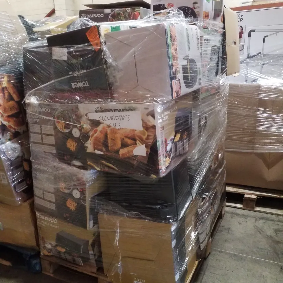PALLET CONTAINING ASSORTED RETURN AIR FRYERS