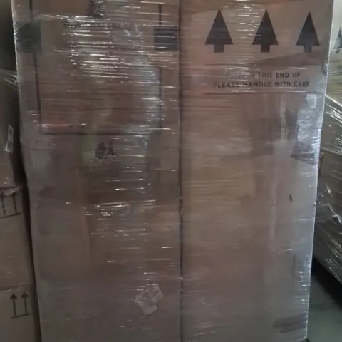 PALLET OF VERMONT WHITE SPRUCE FLIP TREE WITH LED LIGHTS 