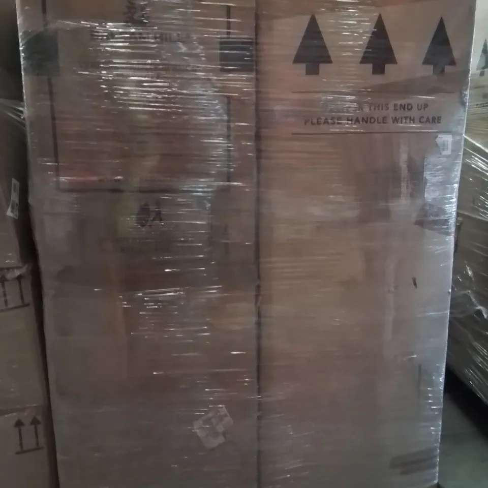 PALLET OF VERMONT WHITE SPRUCE FLIP TREE WITH LED LIGHTS 