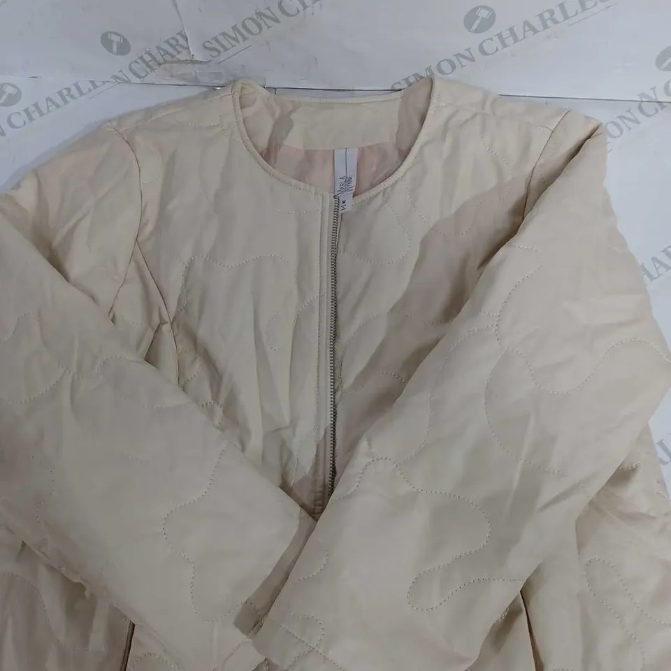 OUTLET MARLAWYNNE QUILTED FAUX LEATHER JACKET - MEDIUM