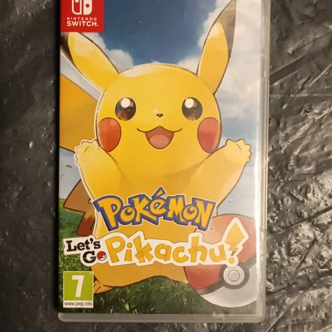 POKEMON LETS GO PIKACHU FOR NINTENDO SWITCH 