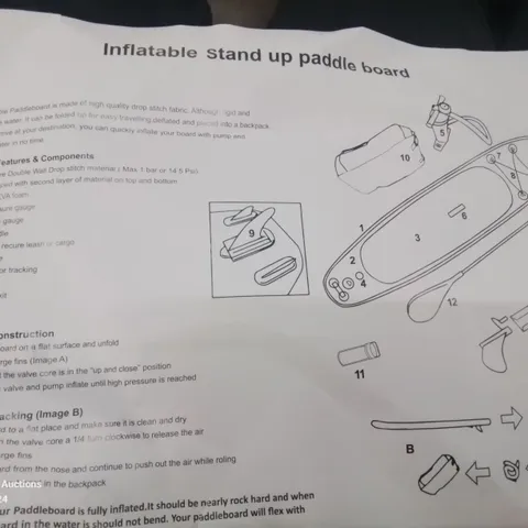 BOXED INFLATABLE STAND UP PADDLE BOARD