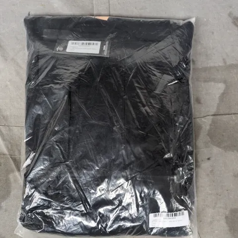 PTL LABEL BLACK OVERLAY PANEL LACE UP TAILORED JUMPSUIT BLACK SIZE 12