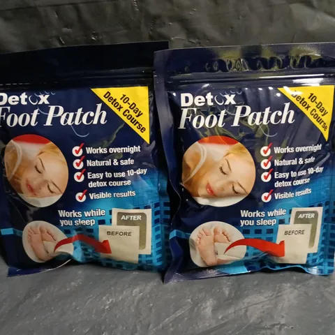 LOT OF 16 DETOX FOOT PATCH10-DAY DETOX COURSES