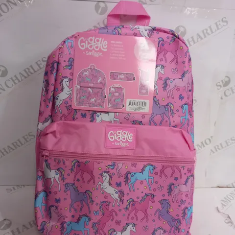 GIGGLE BY SNIGGLE UNICORN BACKPACK