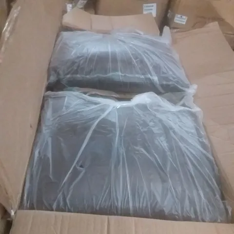 BOXED DARK BROWN METAL FRAME SMALL 2 SEATER SOFA PARTS