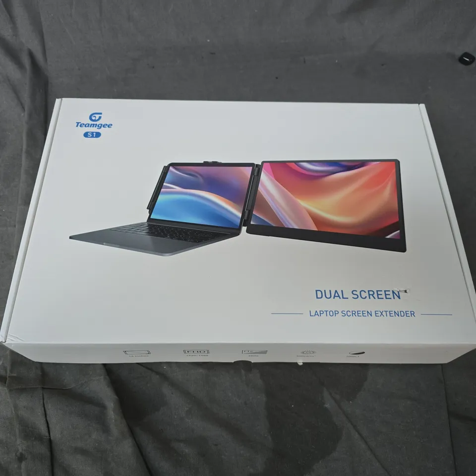 BOXED TEAMGEE S1 DUAL SCREEN LAPTOP SCREEN EXTENDER