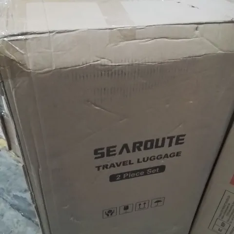 BOXED SEAROUTE TRAVEL LUGGAGE CASE 2 PCS SET