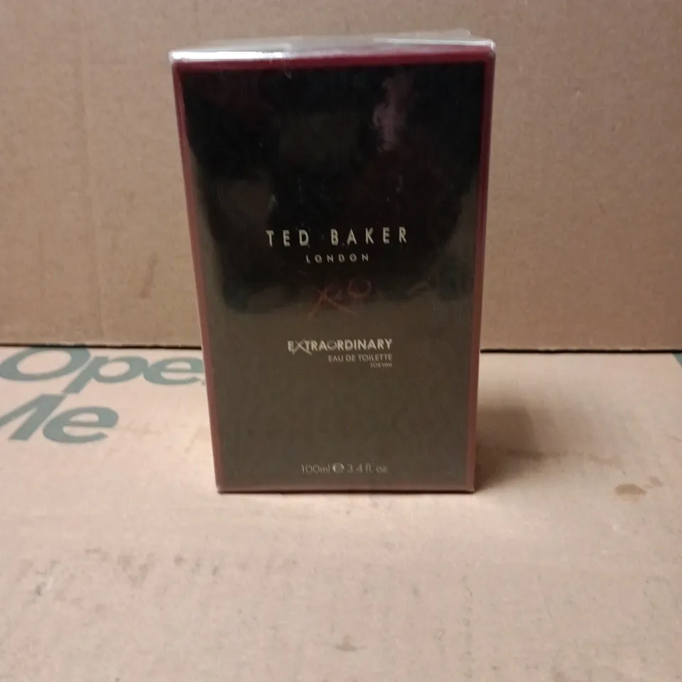 BOXED AND SEALED TED BAKER X20 EXTRAORDINARY FOR MEN EAU DE TOILETTE 100ML SPRAY