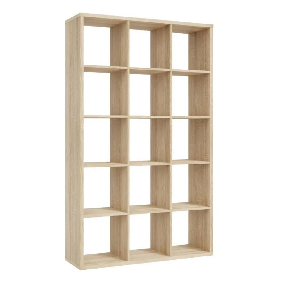 BOXED MAURO 3X5 STORAGE UNIT IN SONOMA OAK (3 BOXES)