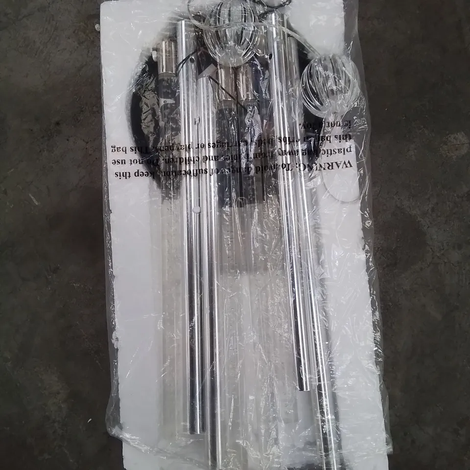 A SET OF LED SOLAR WIND CHIMES