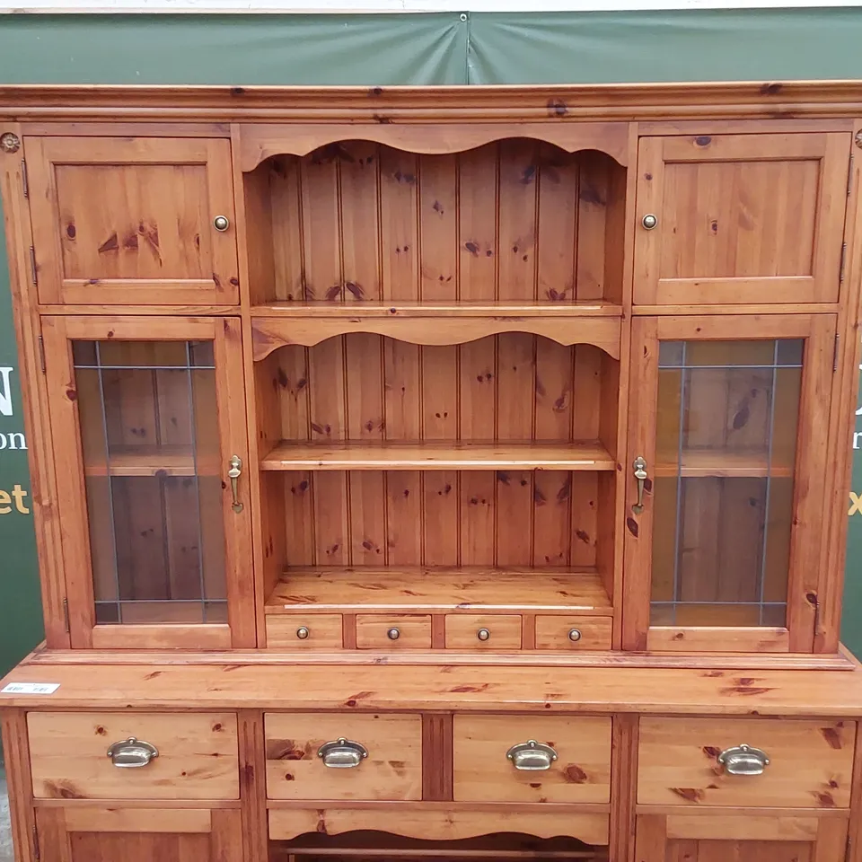 DESIGNER LARGE SOLID PINE WELSH DRESSER UNIT
