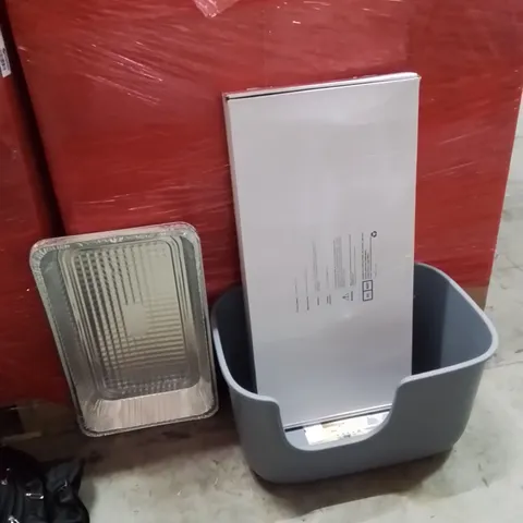 PALLET OF ASSORTED HOUSEHOLD GOODS AND PRODUCTS TO INCLUDE;CAT LITTER TRAY,SHOWER MIXER SYSTEM,TRAYS