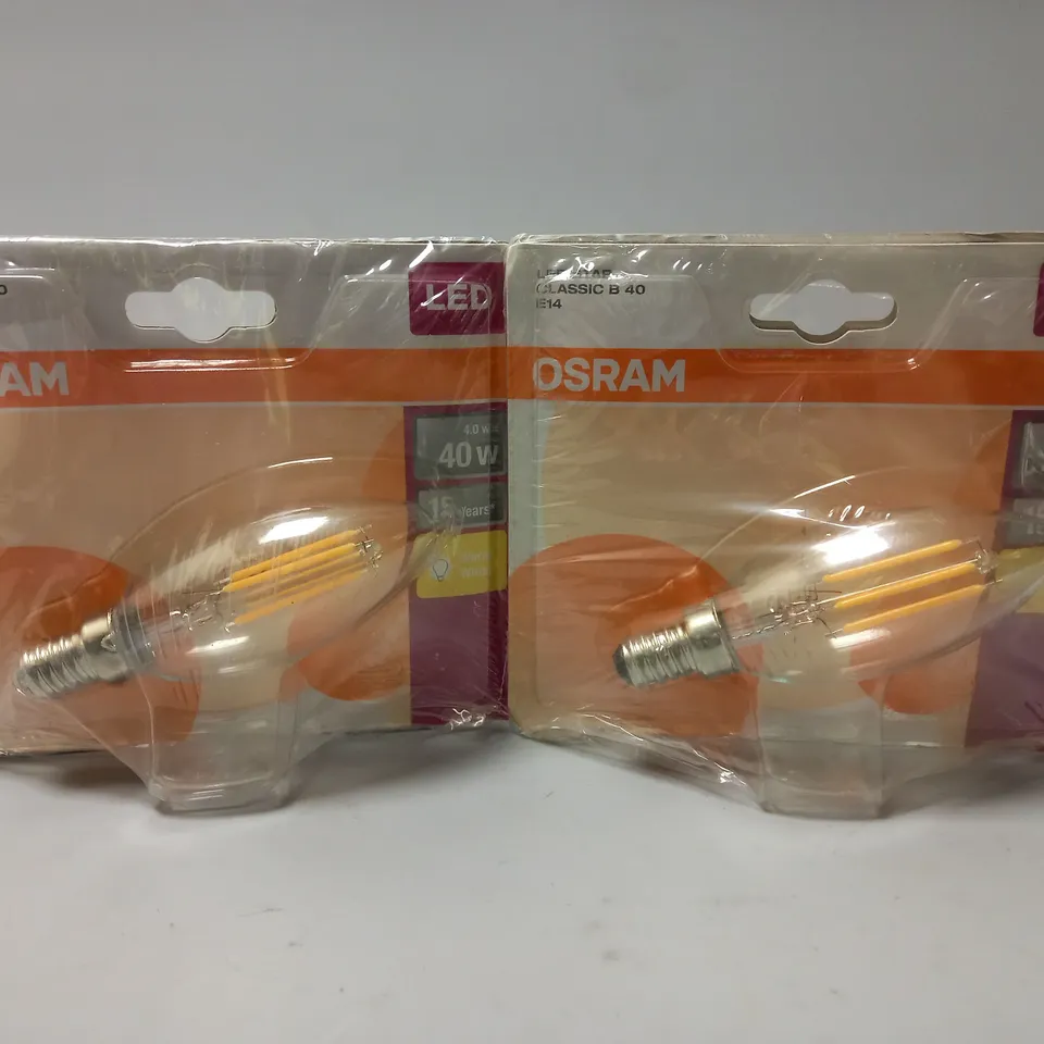BOX OF APPROX 50 OSRAM LED STAR CLASSIC BULB E14 - 40W