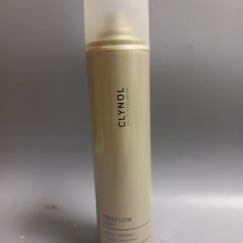 BOX OF 12 CLYNOL SALON EXCLUSIVE FREEFLOW HOLD 1 FLEXIBLE HAIRSPRAY 300ML EACH