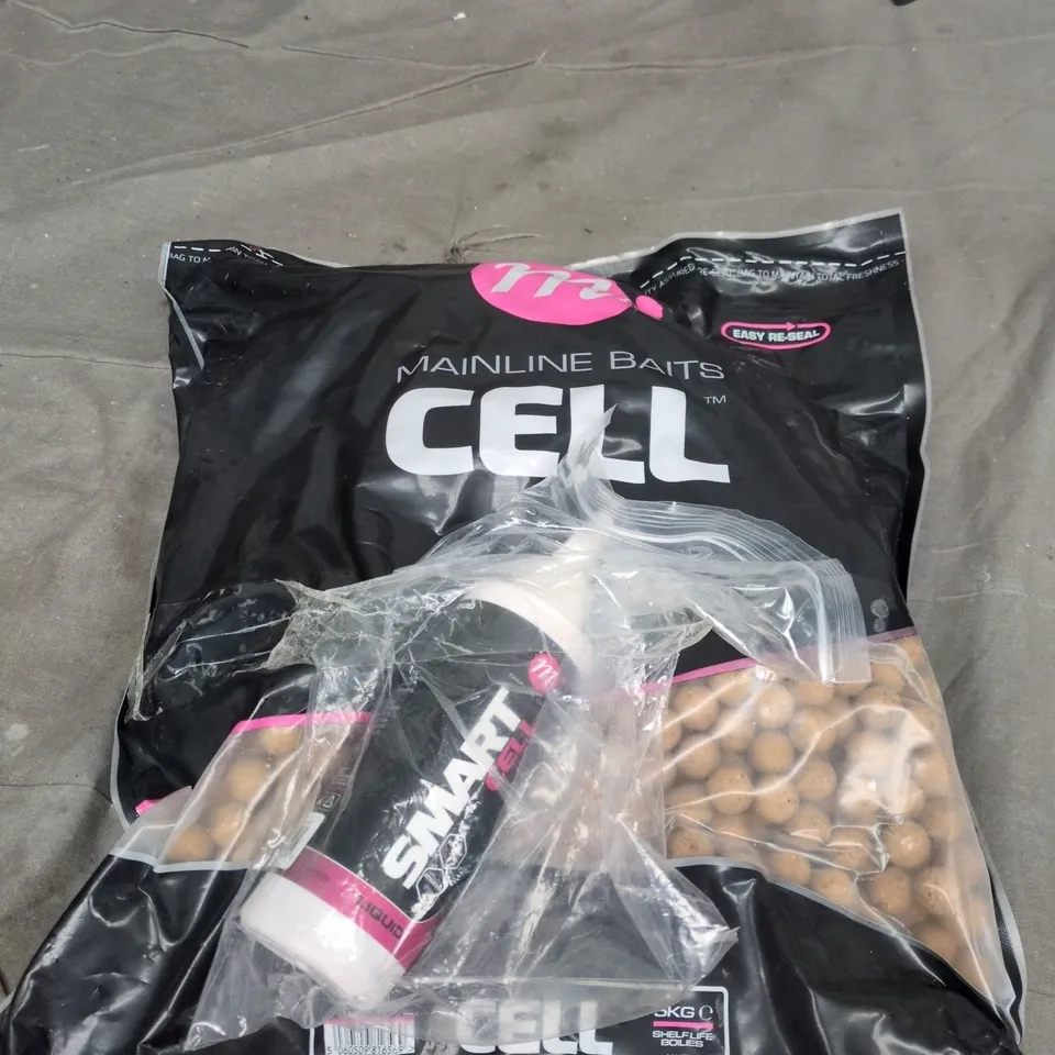 MAINLINE BAITS CELL 5KG BAG WITH SMART CELL LIQUID 250ML