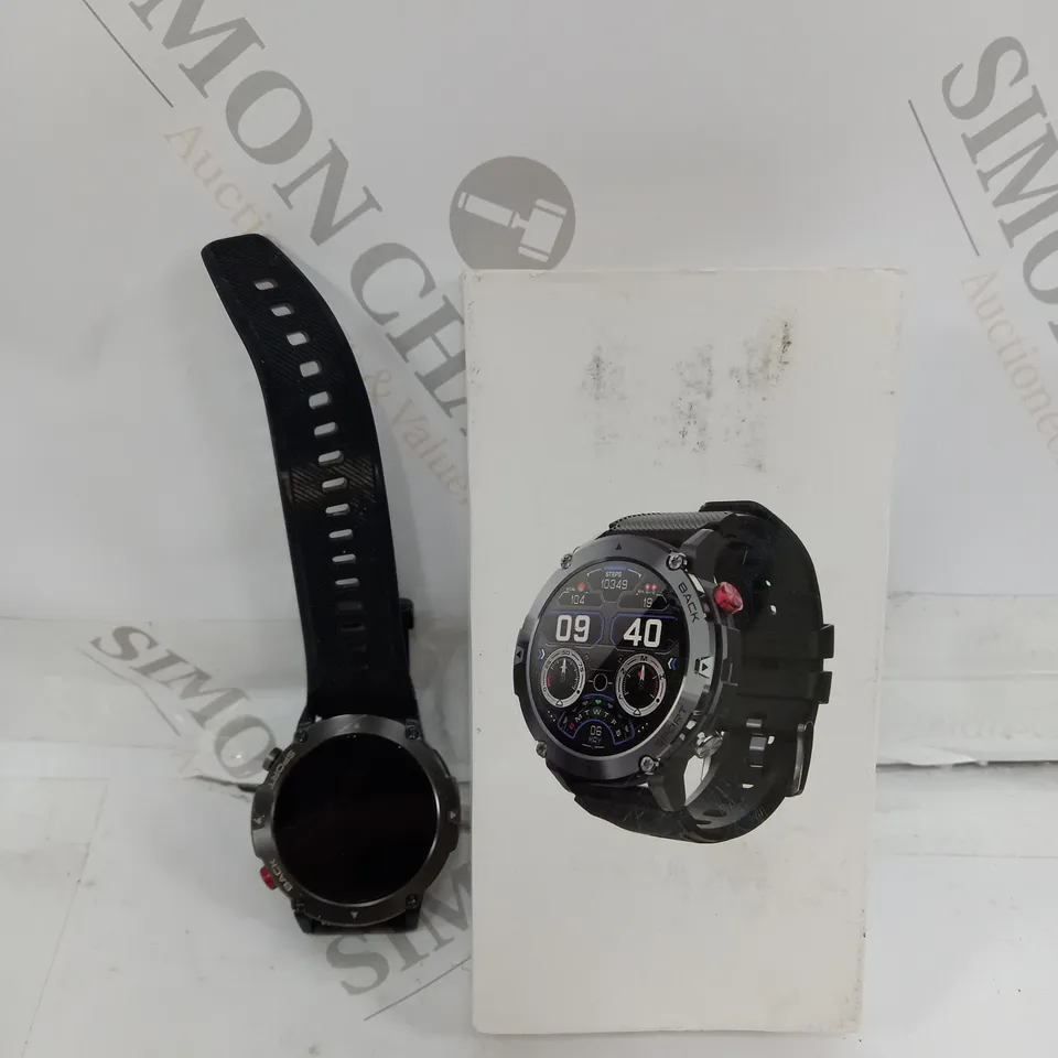 BOXED UNBRANDED BLACK SMART WATCH