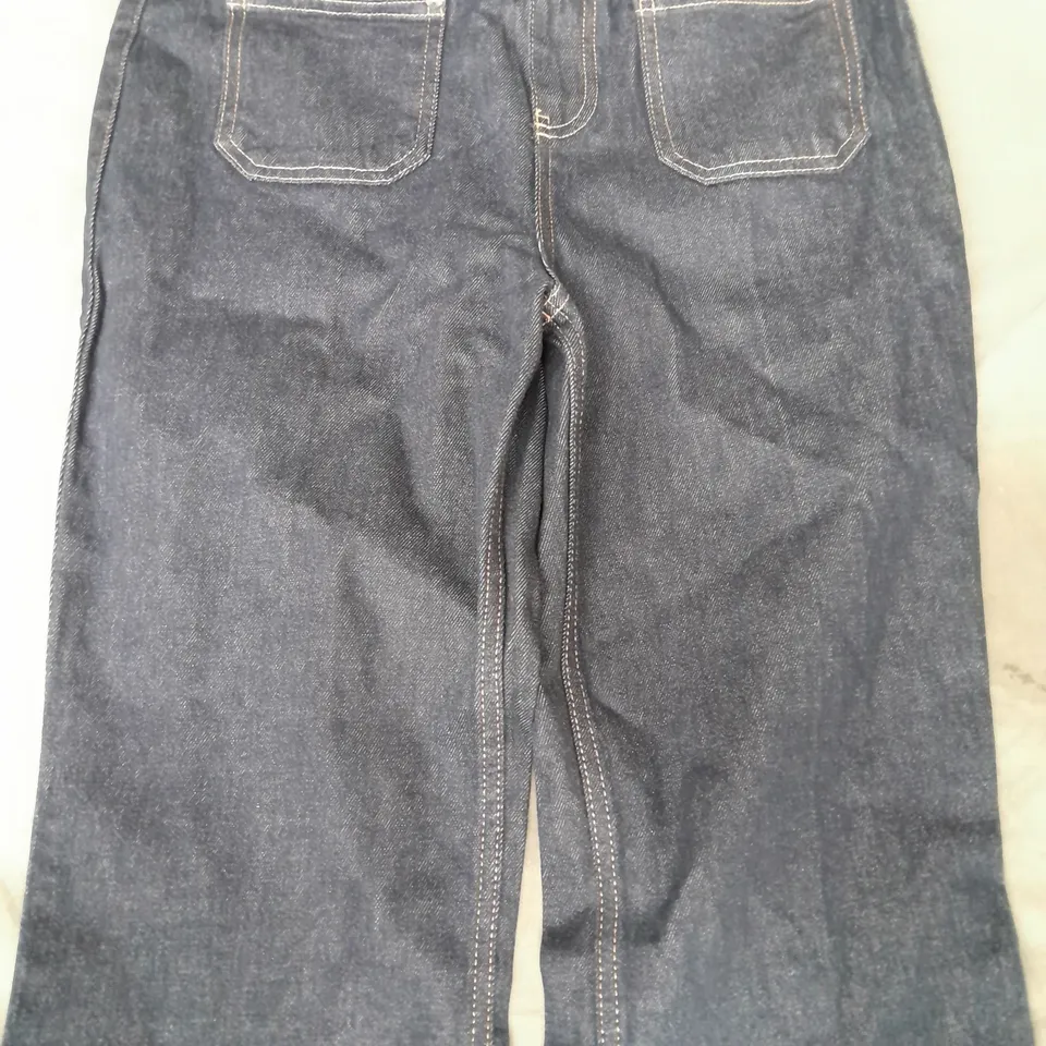 NEXT FLARE HIGH RISE JEANS IN DARK BLUE SIZE 12R