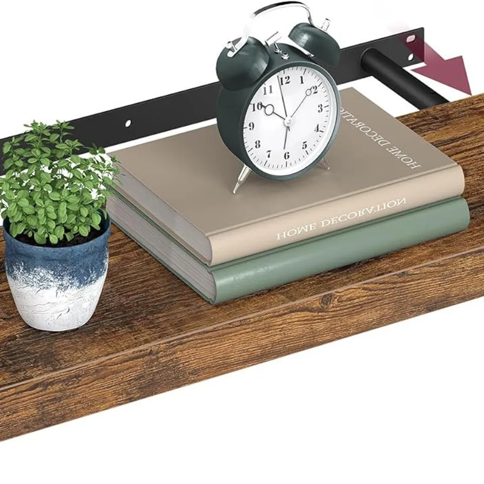 BOXED VASAGLE WALL SHELF, FLOATING SHELF