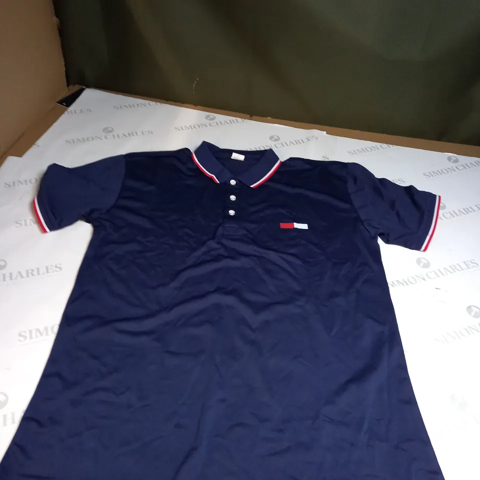 NAVY BLUE TOMMY HILFIGER POLO SIZE M 
