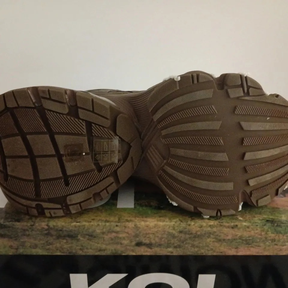 BOXED PAIR OF KOI FOREST LINES MEGA CHUNKY TRAINERS -  UK SIZE 6