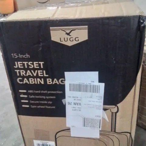 BOXED LUGG JETSET 15" TRAVEL CABIN SUITCASE -IVORY-