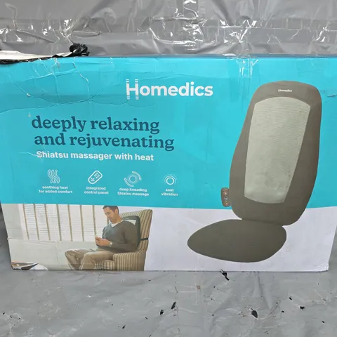 BOXED HOMEDICS SBM-179H-GB SHIATSU MASSAGER WITH HEAT