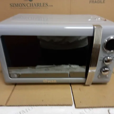 SWAN RETRO 800W GREY MICROWAVE