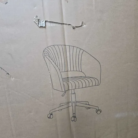 BOXED SOLAR OFFICE CHAIR - BLUE