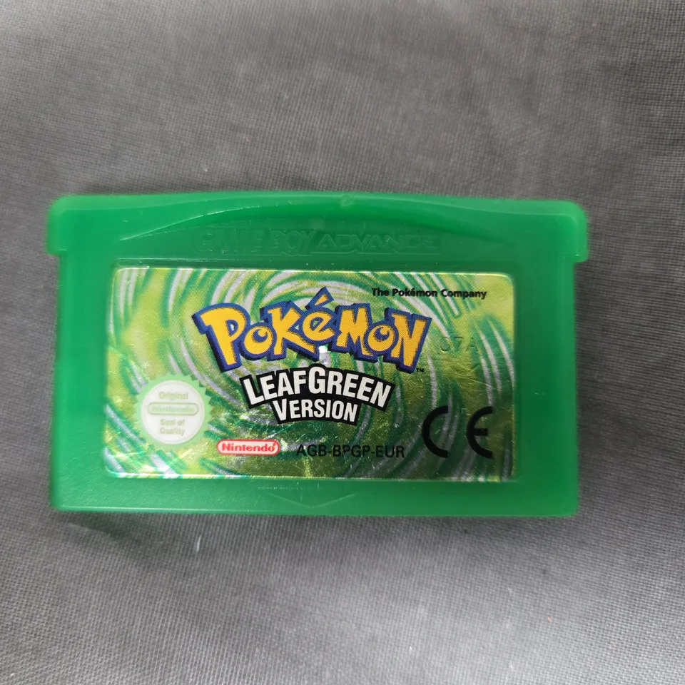 BOXED POKEMON LEAF GREEN VERSION GAMEBOY ADVANCE GAME 