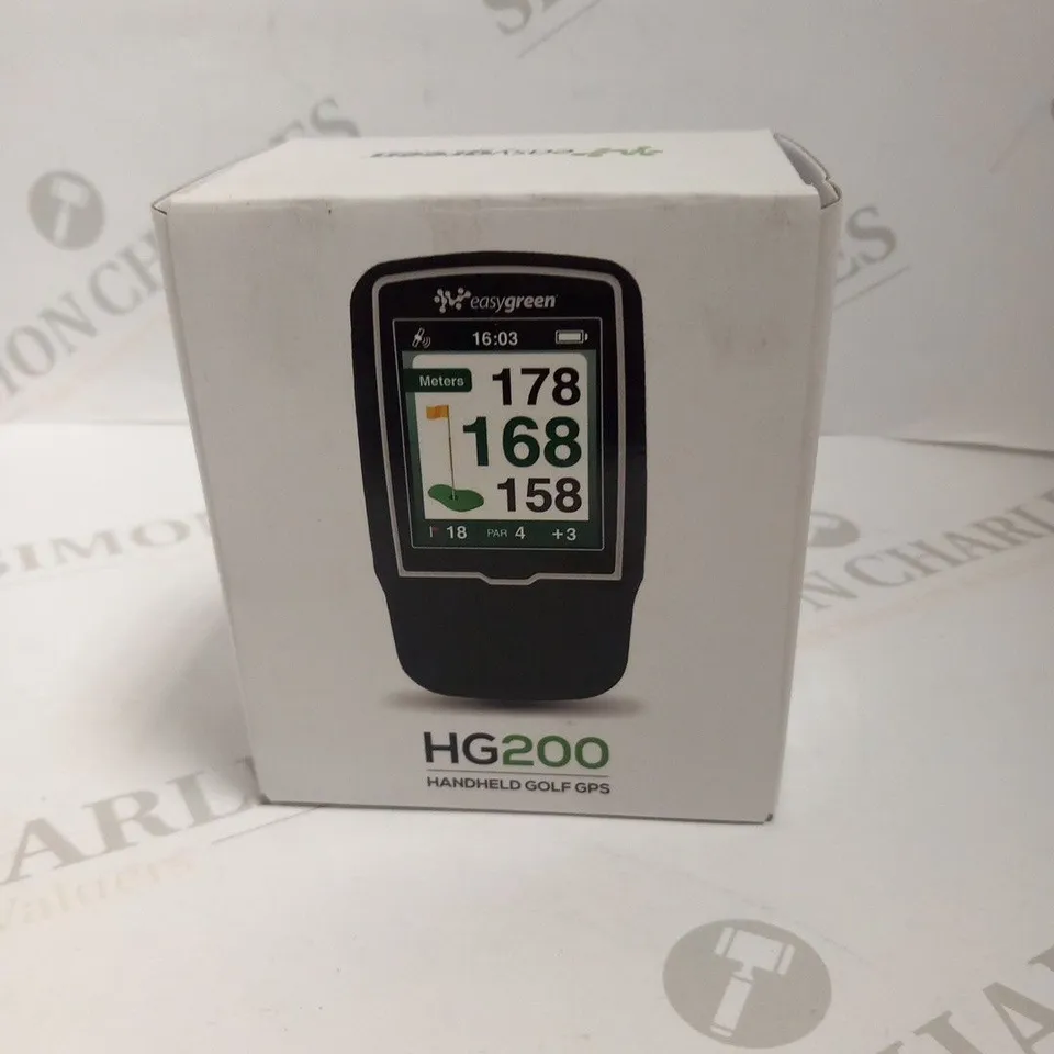 BOXED HG200 HANDHELD GOLD GPS
