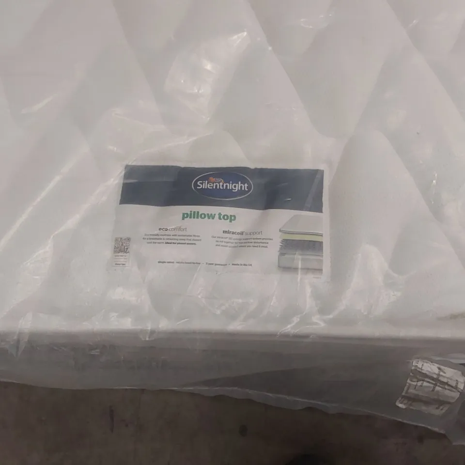 QUALITY BAGGED SILENTNIGHT MIRACOIL PILLOWTOP 5' KINGSIZE MATTRESS  RRP £499