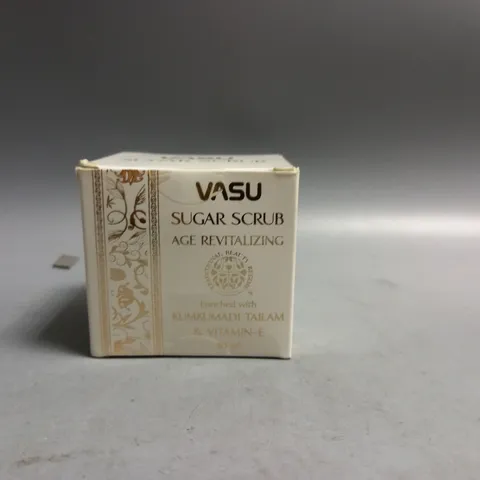 BOXED AND SEALED VASU AGE REVITALIZING SUGAR SCRUB 50ML