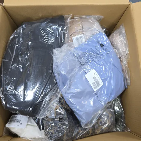 APPROXIMATELY 15 ASSORTED CLOTHING ITEMS IN VARIOUS SIZES, COLOURS & STYLES TO INCLUDE BRANDS SUCH AS RUTH LANGSFORD, IZABEL LONDON, SOSANDER, ETC - COLLECTION ONLY