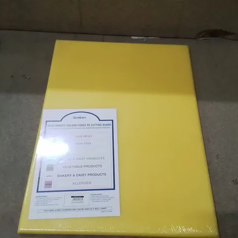 BOXED GENWARE HIGH DENSITY COLOUR CODED CUTTING BOARD 