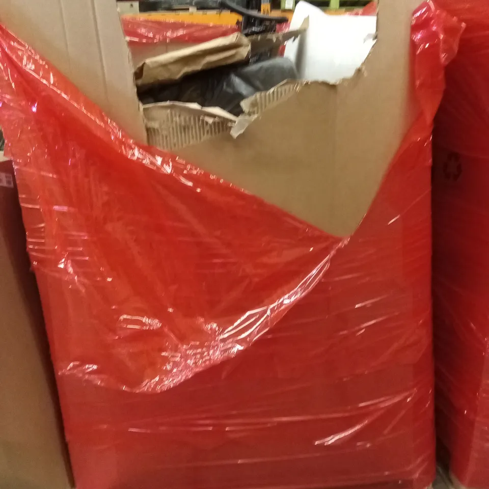 PALLET OF ASSORTED HOUSEHOLD GOODS AND PRODUCTS TO INCLUDE;TODDLER CLIMBING TOYS,IRON BOARD, PHONE ACCESSORIES