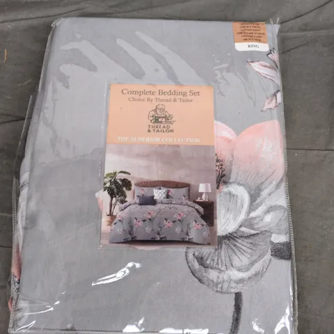 THREAD & TAILOR COMPLETE BEDDING SET - KING SIZE, THE SUPERIOR COLLECTION