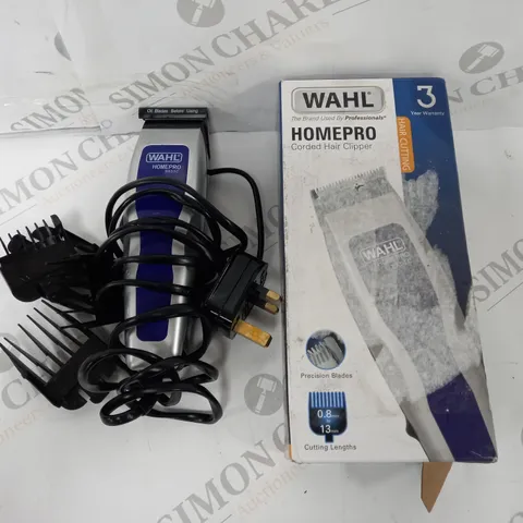 BOXED WAHL HOMEPRO CORDED HAIR CLIPPERS