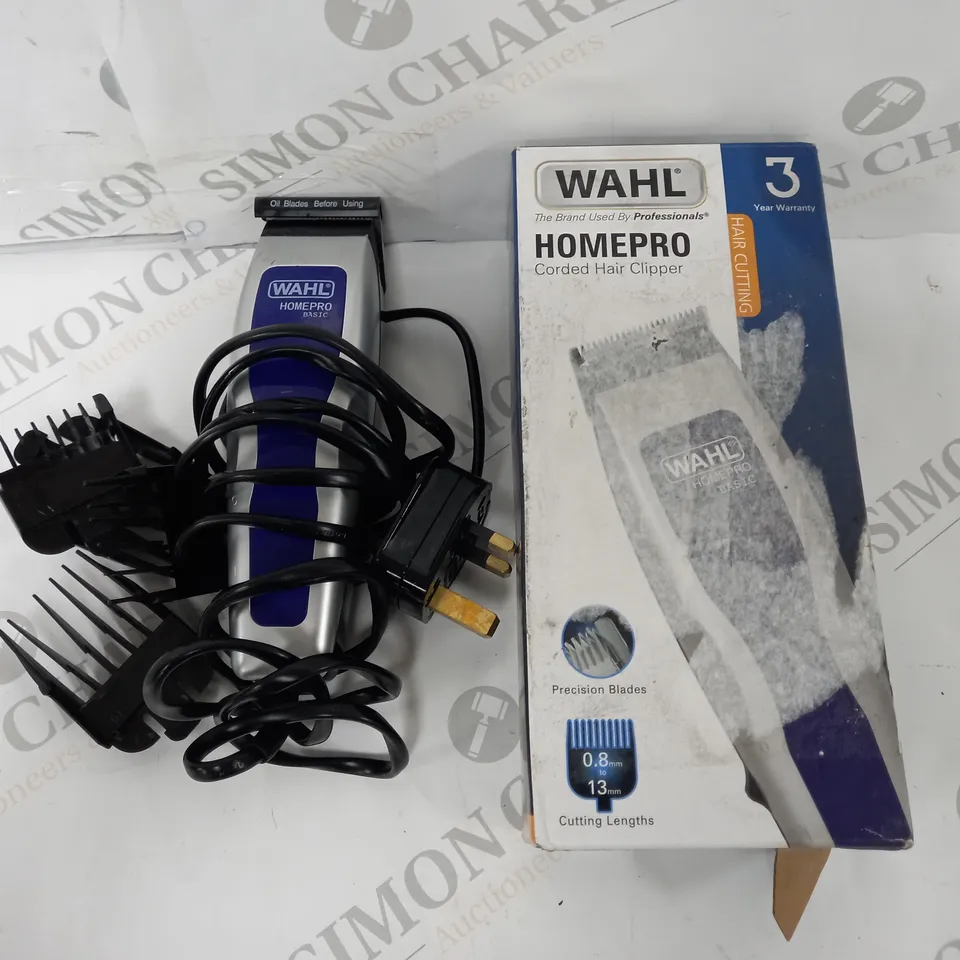 BOXED WAHL HOMEPRO CORDED HAIR CLIPPERS
