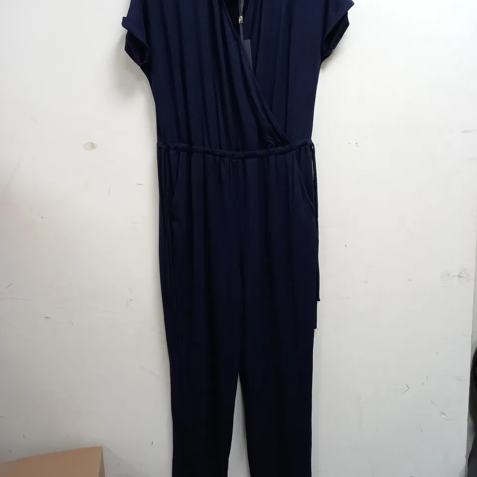 PHASE EIGHT LYLA JERSEY JUMPSUIT IN NAVY - UK 12