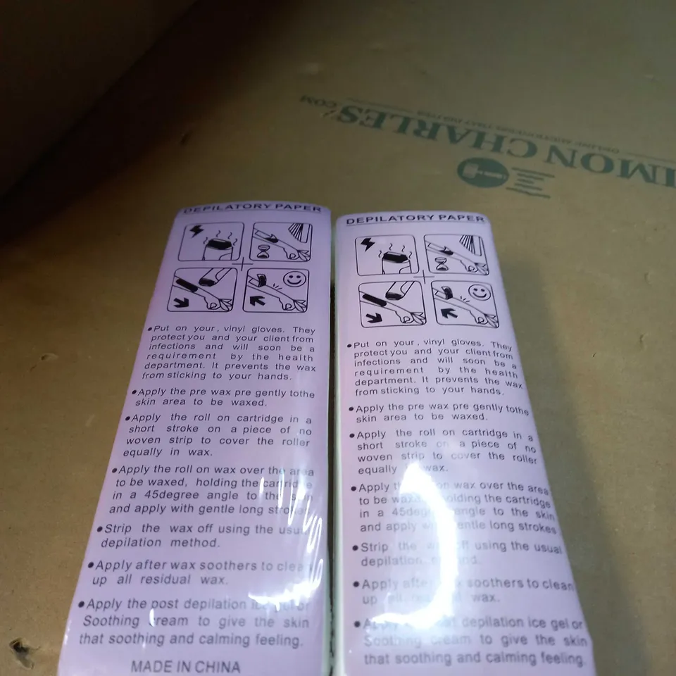 LARGE BOX OF DEPILATORY PAPER 